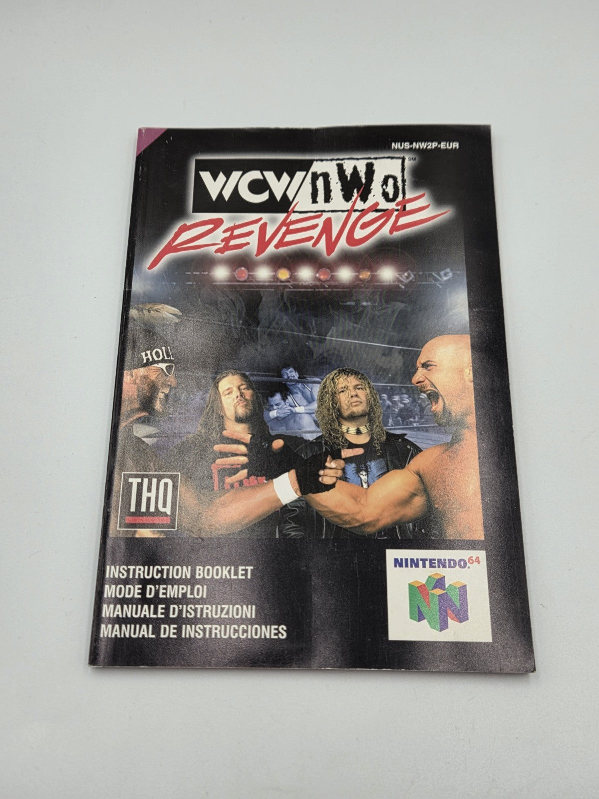 N64 Nintendo 64 WCW/NWO Revenge mit OVP und Anleitung EUR