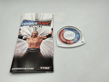 Sony PSP Spiel WWF Smackdown vs Raw 2007 mit OVP und Anleitung Deutsch
