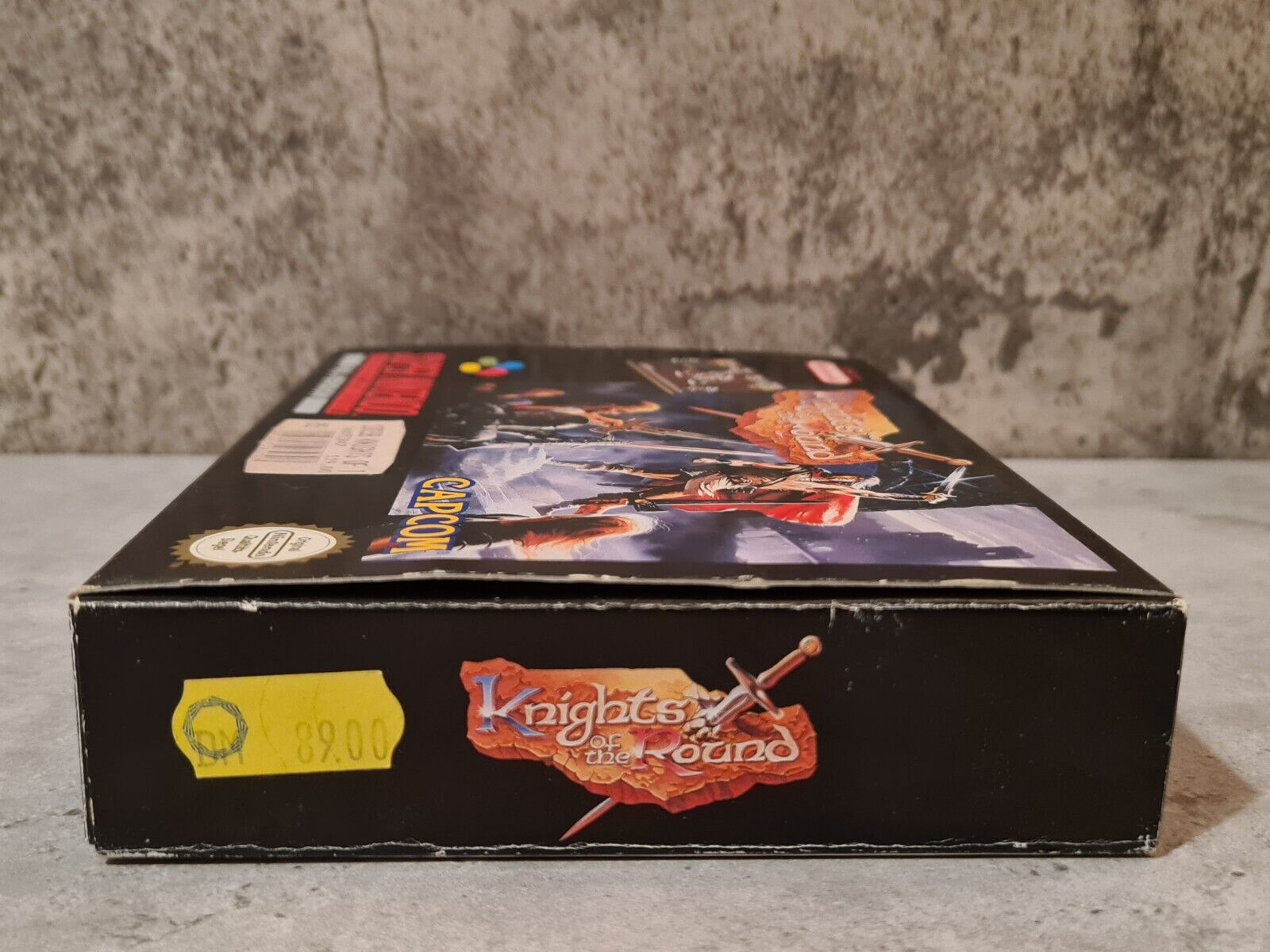 SNES Super Nintendo Knights of The Round mit OVP und Anleitung NOE - T-Retro-Games 