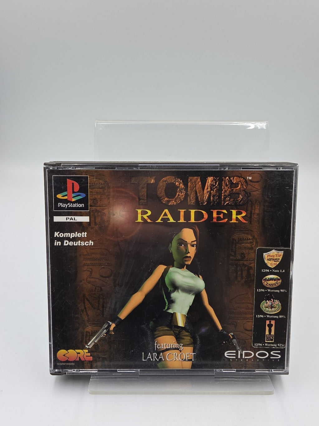 PS1 Playstation 1 Spiel Tomb Raider mit OVP und Anleitung Deutsch Big Box