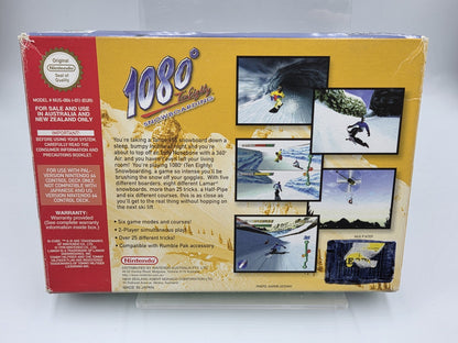 N64 Nintendo 64 1080 Snowboarding mit OVP und Anleitung AUS
