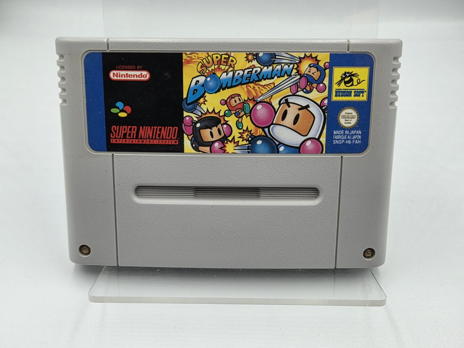 SNES Super Nintendo Super Bomberman Modul FAH