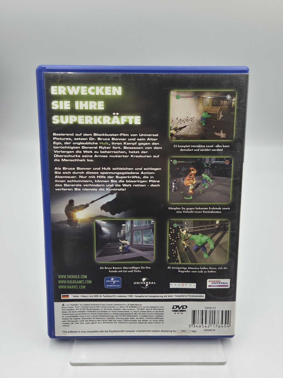 PS2 Playstation 2 The Hulk mit OVP und Anleitung Deutsch 