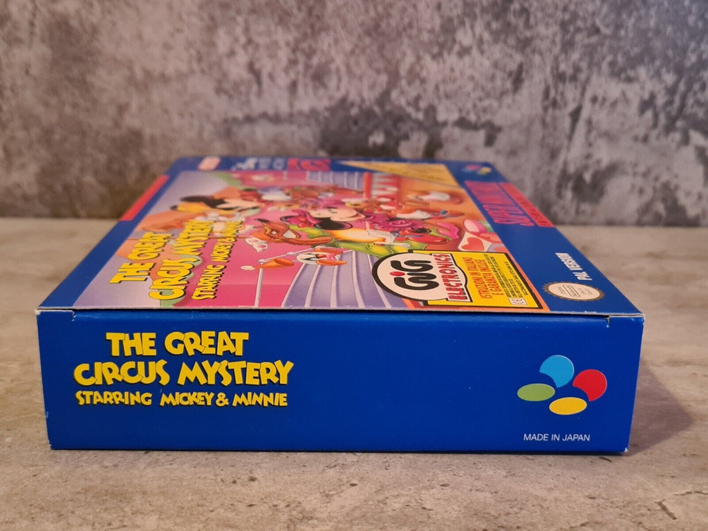 SNES Super Nintendo The Great Circus Mystery New Old Stock NEU - T-Retro-Games 