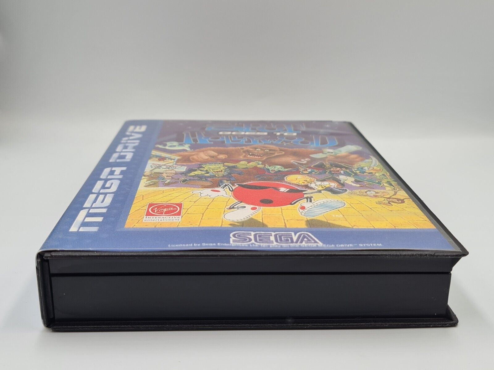 Sega Mega Drive Spot goes to Hollywood mit OVP und Anleitung Multi Language - T-Retro-Games 