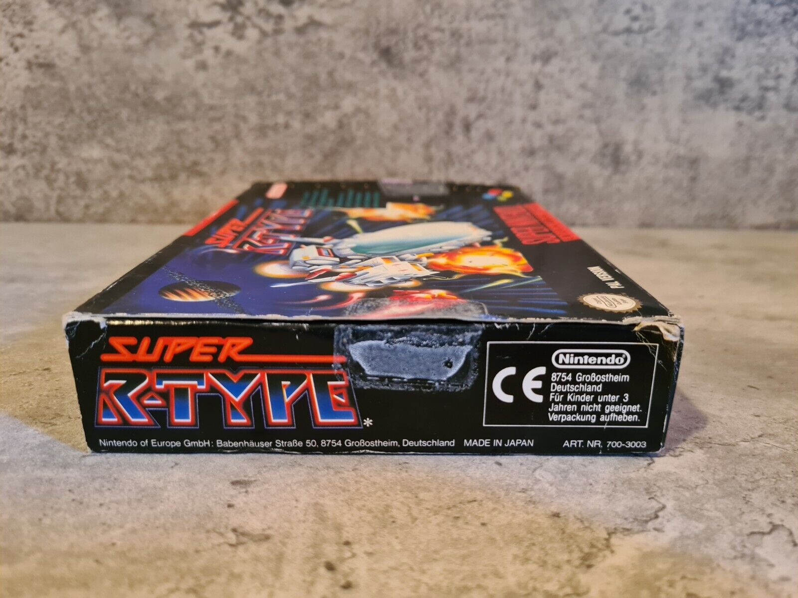 SNES Super Nintendo Super R-Type mit OVP und Anleitung NOE - T-Retro-Games 