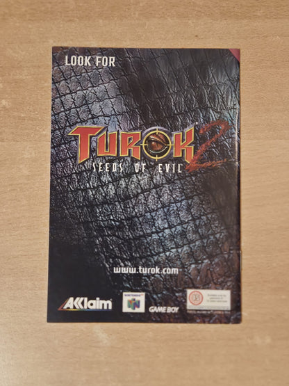 N64 Nintendo 64 extreme-G XG2 Instruction Booklet NOE