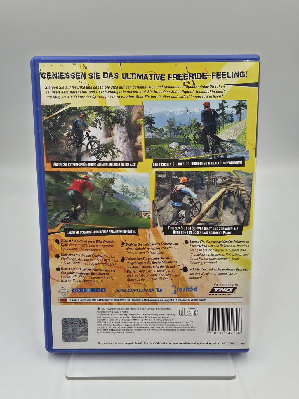 PS2 Playstation 2 Spiel Mountain Bike Adrenaline mit OVP und Anleitung Deutsch