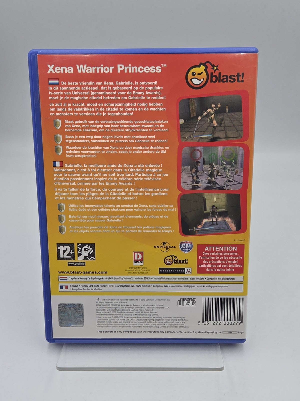 PS2 Playstation 2 Spiel Xena Warrior Princess mit OVP und Anleitung Multilingual