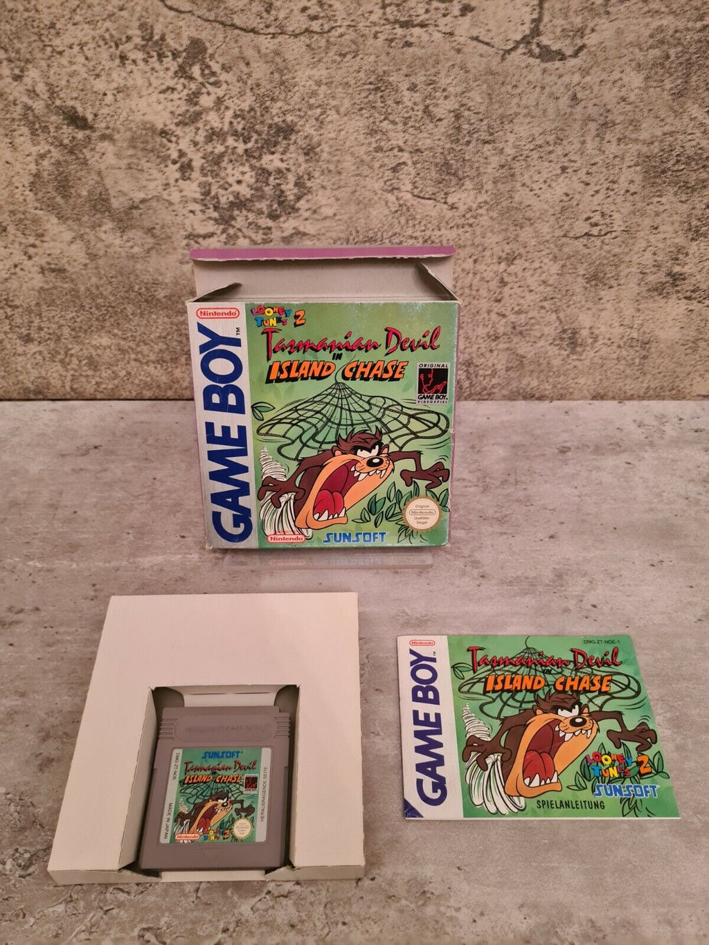 Nintendo Game Boy Classic Tasmanian Devil in Island Chase OVP und Anleitung NOE - T-Retro-Games 