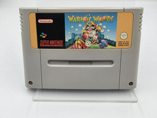 SNES Super Nintendo Wario's Woods Modul FAH