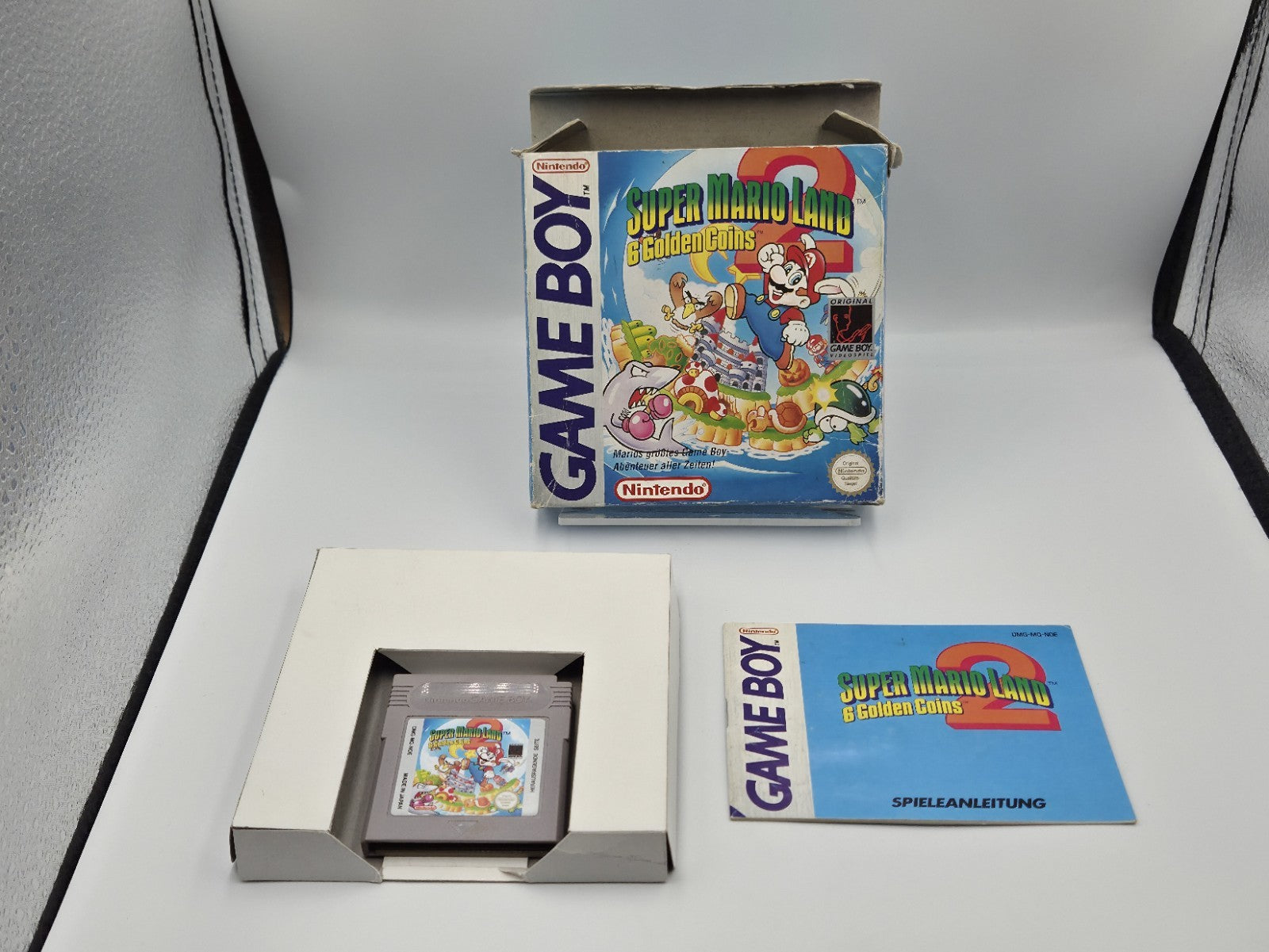 Nintendo Gameboy  Super Mario Land 2 : 6 Golden Coins mit OVP und Anleitung NOE
