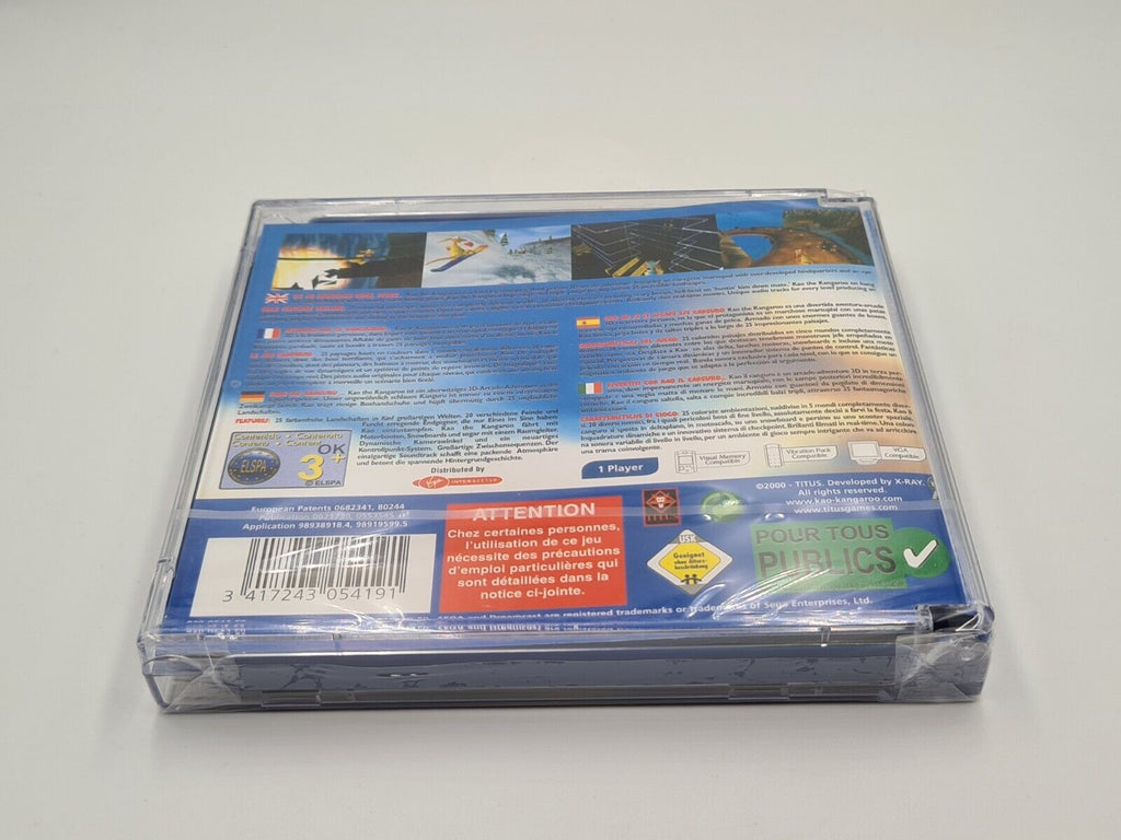 Sega Dreamcast Kao The Kangaroo Sealed Neu New Unused Multilingual - T-Retro-Games 