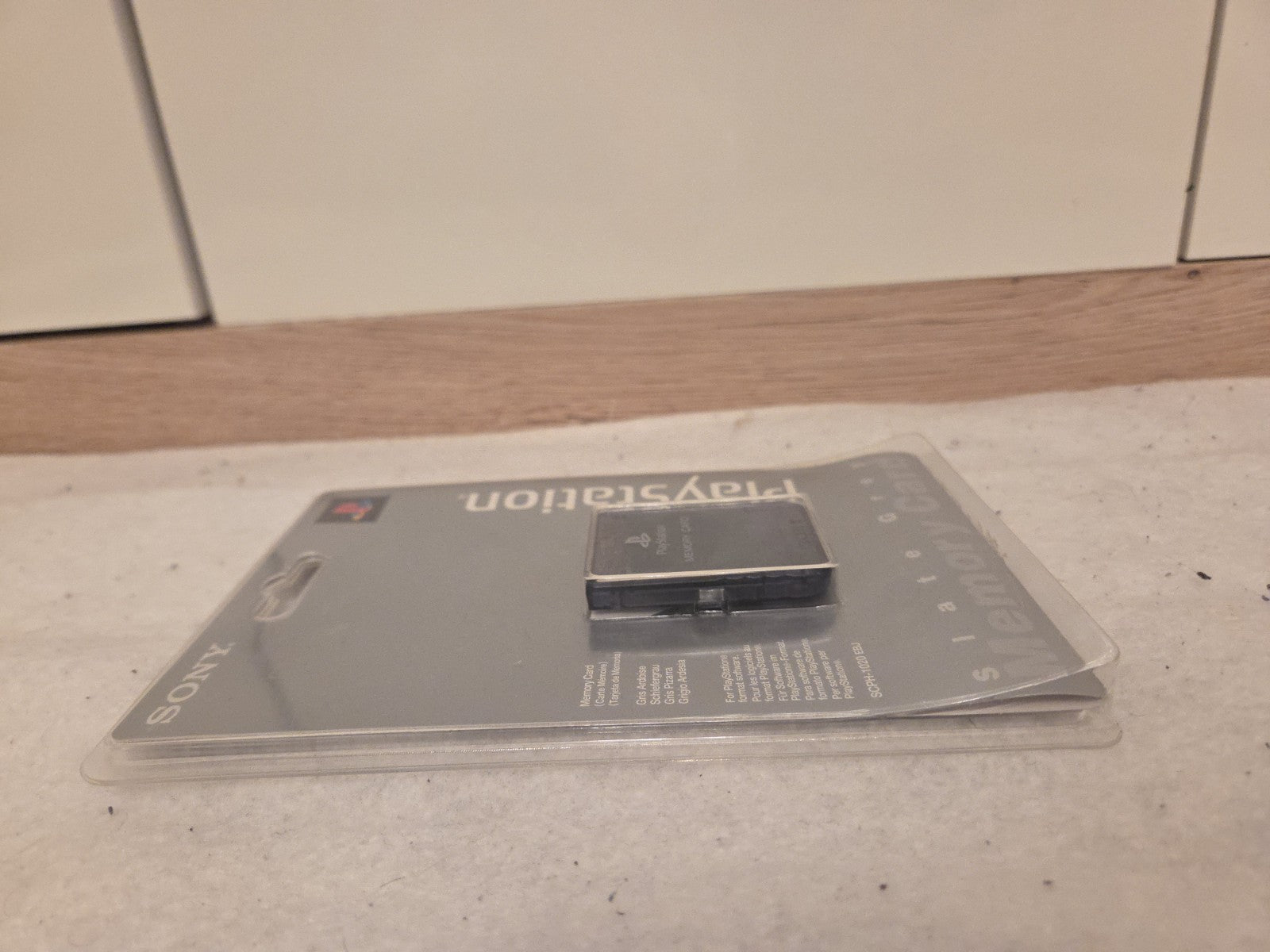 PS1 Sony Playstation Memory Card Sealed Neu New Schiefergrau SCPH-1020 