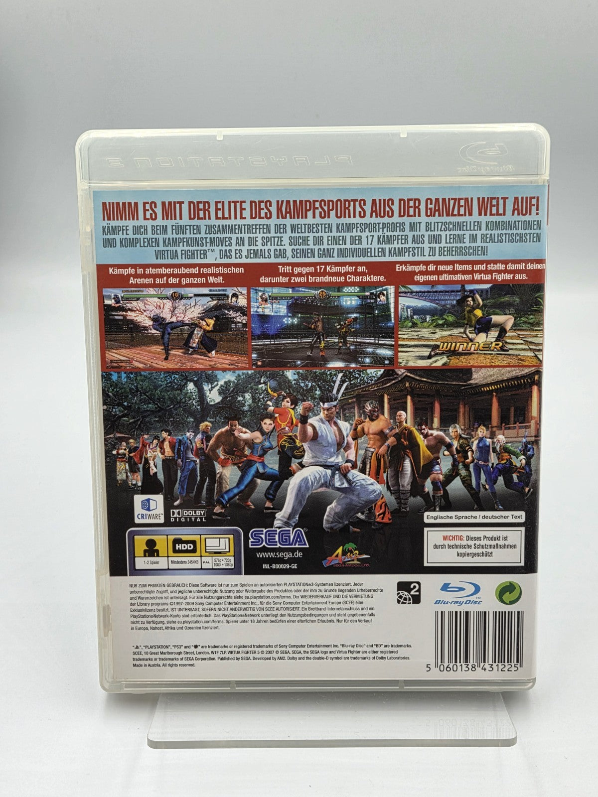 PS3 Playstation 3 Spiel Virtua Fighter 5 mit OVP und Anleitung Deutsch