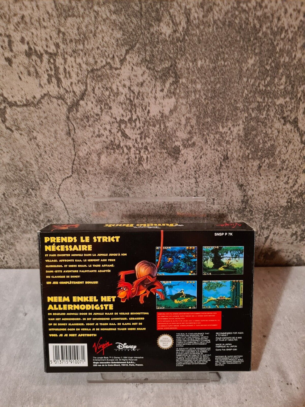 SNES Super Nintendo Disney's The Jungle Book mit OVP und Anleitung HOL - T-Retro-Games 