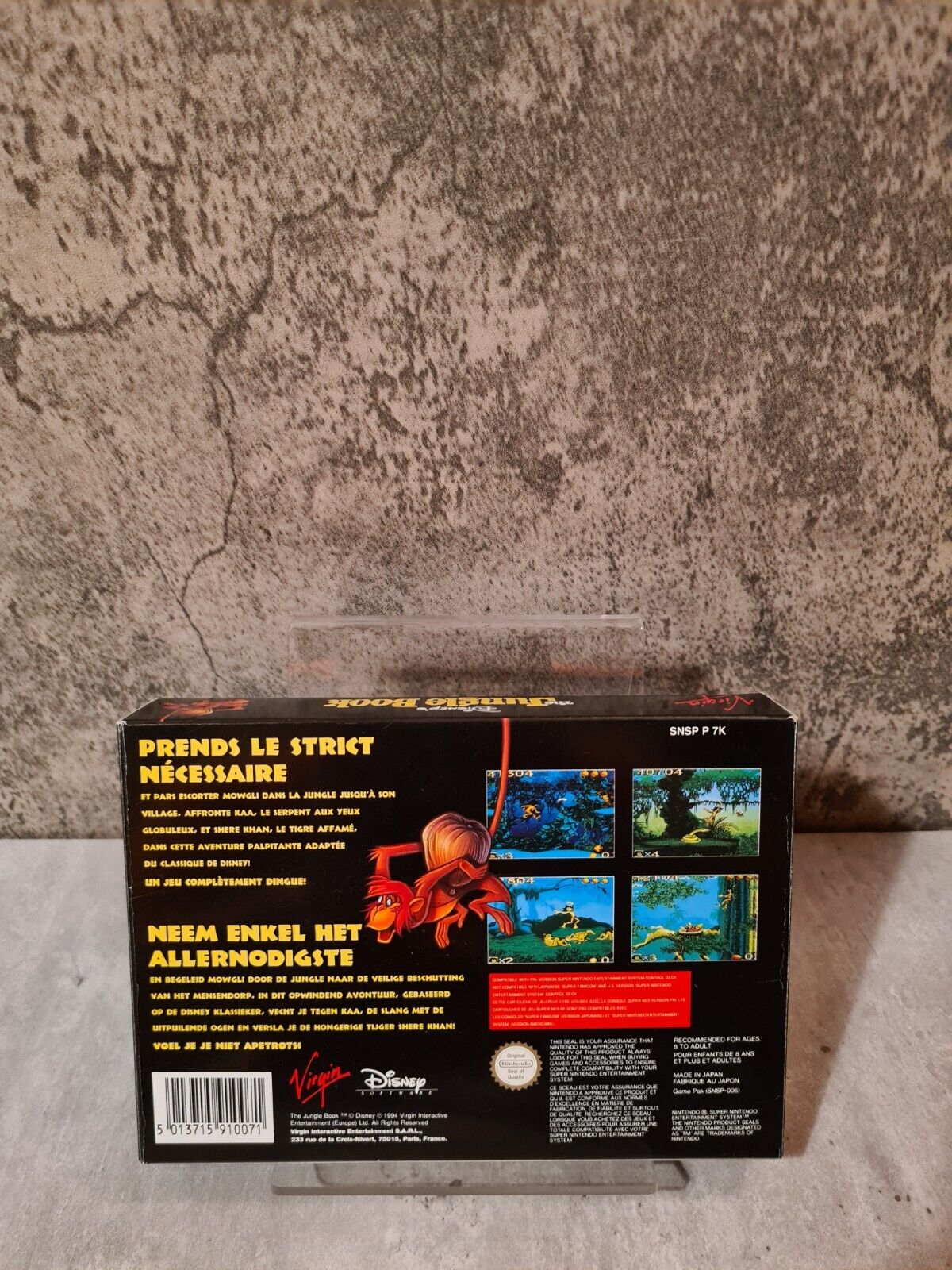 SNES Super Nintendo Disney's The Jungle Book mit OVP und Anleitung HOL - T-Retro-Games 