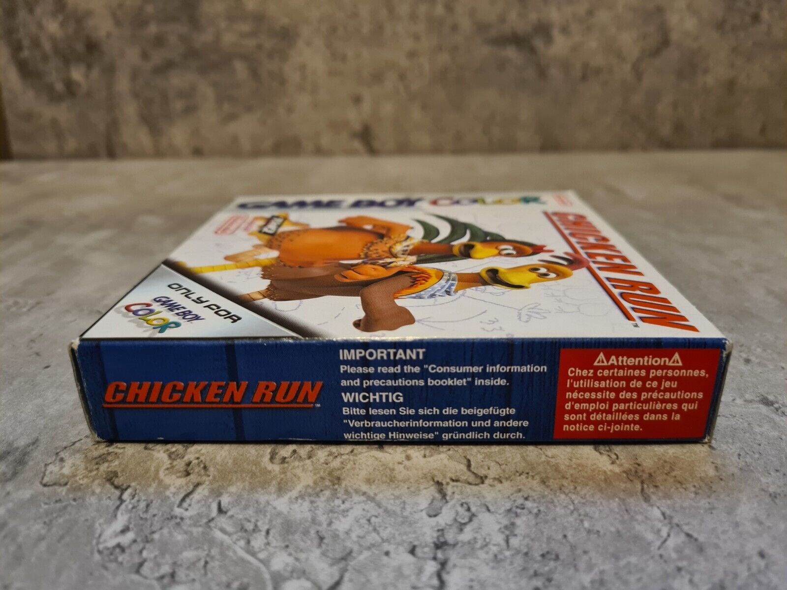 Nintendo Game Boy Color Chicken Run mit OVP und Anleitung EUR - T-Retro-Games 