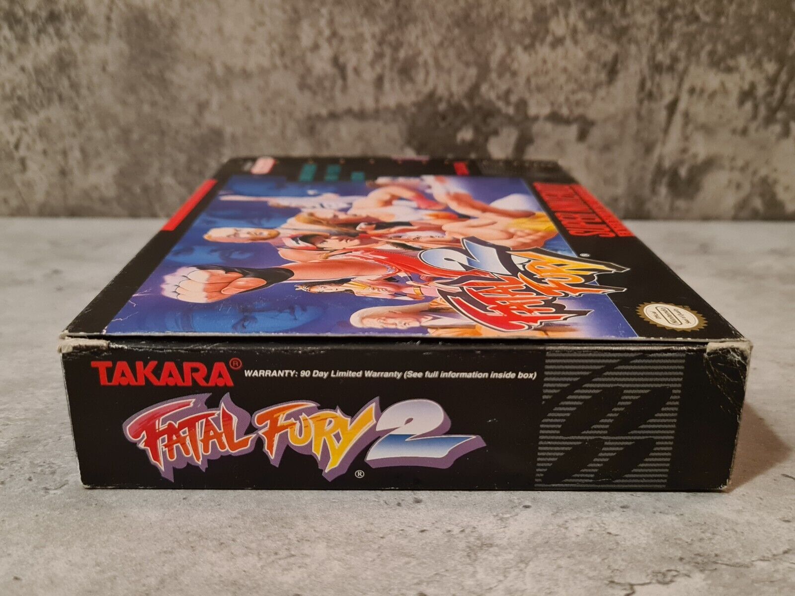 SNES Super Nintendo Fatal Fury 2 mit OVP und Anleitung NTSC USA - T-Retro-Games 