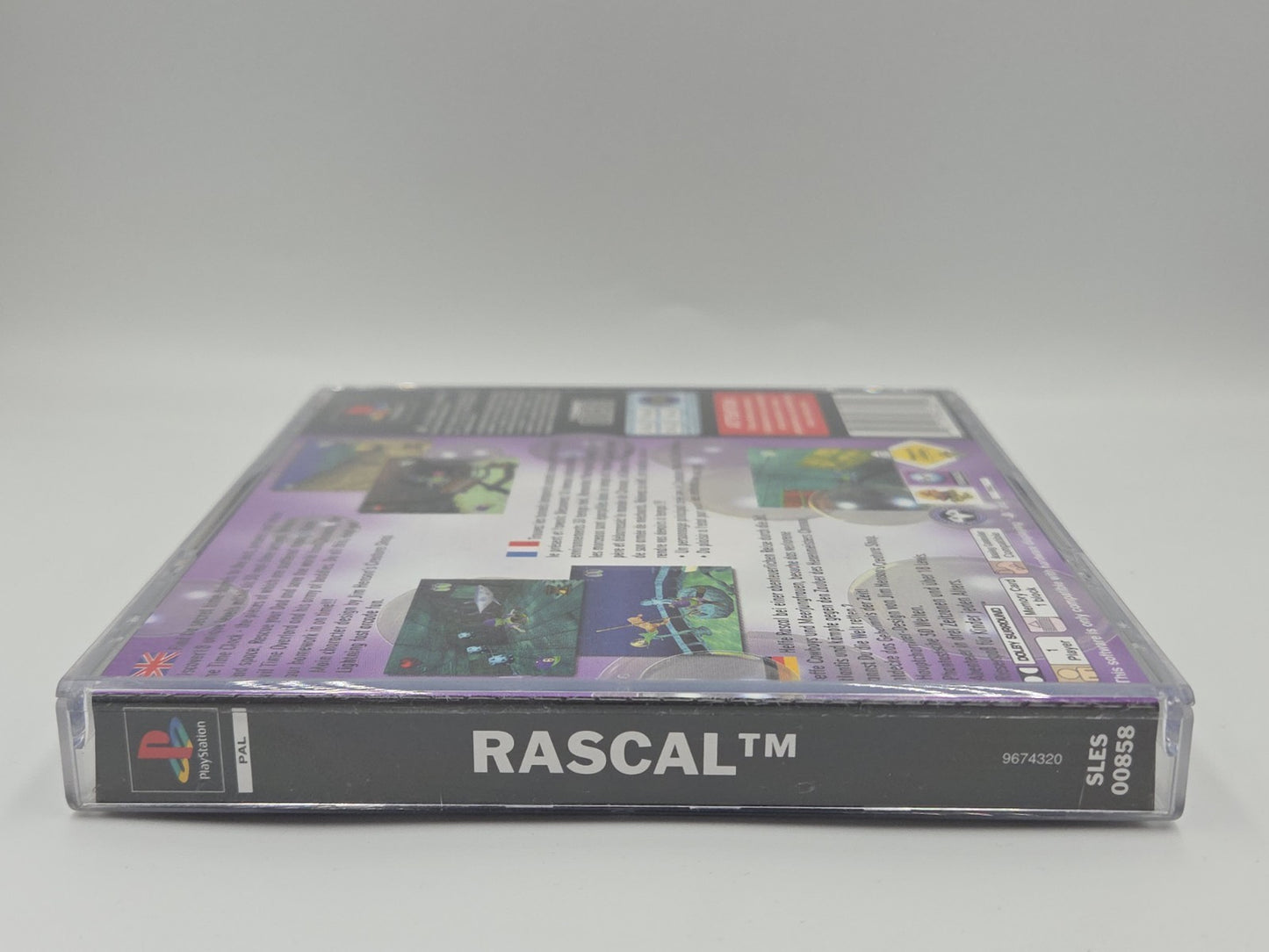 PS1 Playstation 1 Spiel Rascal mit OVP und Anleitung Multilingual