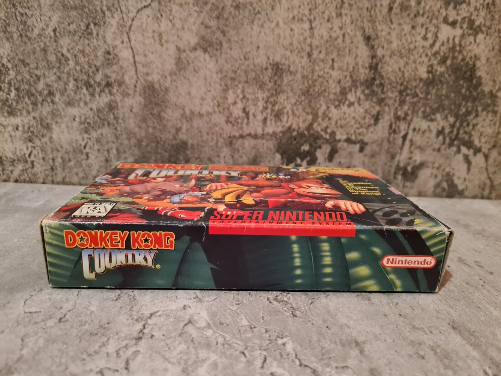 SNES Super Nintendo Donkey Kong Country mit OVP und Anleitung NTSC USA - T-Retro-Games 