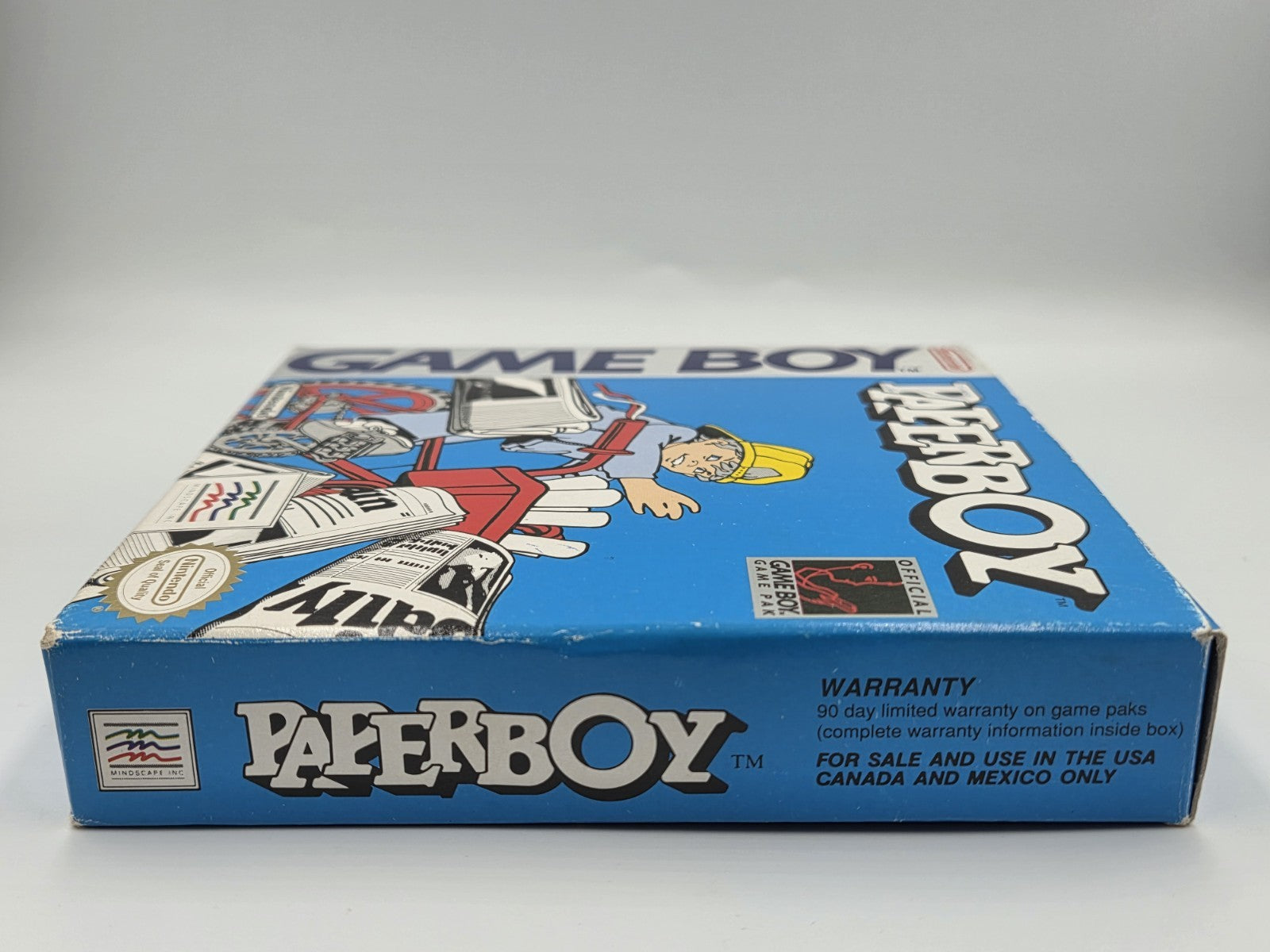 Nintendo Game Boy Classic Spiel Paperboy mit OVP und Anleitung USA