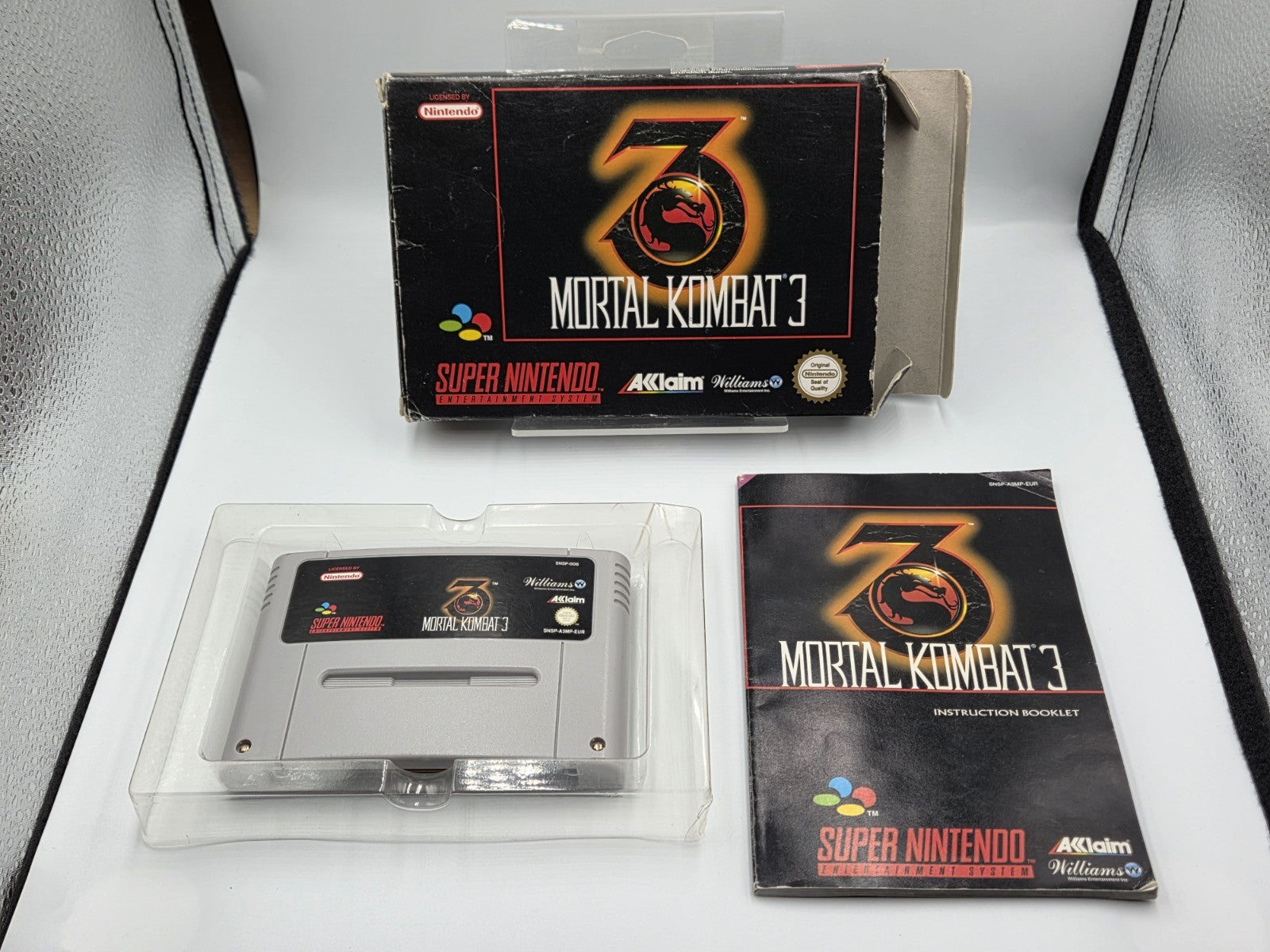 SNES Super Nintendo Mortal Kombat III 3 mit OVP und Anleitung EUR