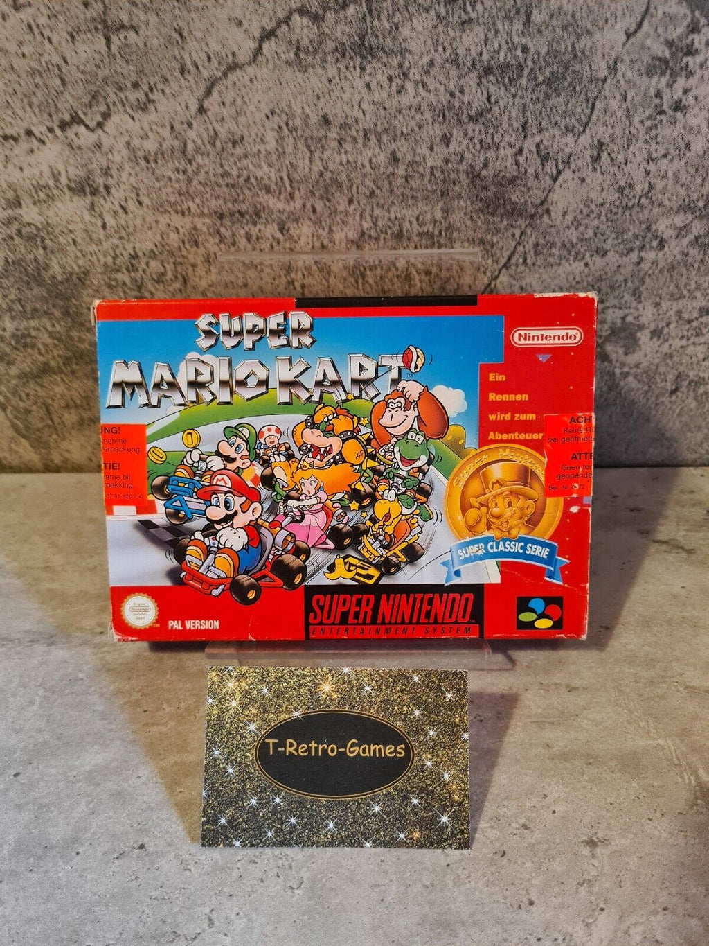 SNES Super Nintendo Super Mario Kart mit OVP und Anleitung NOE - T-Retro-Games 