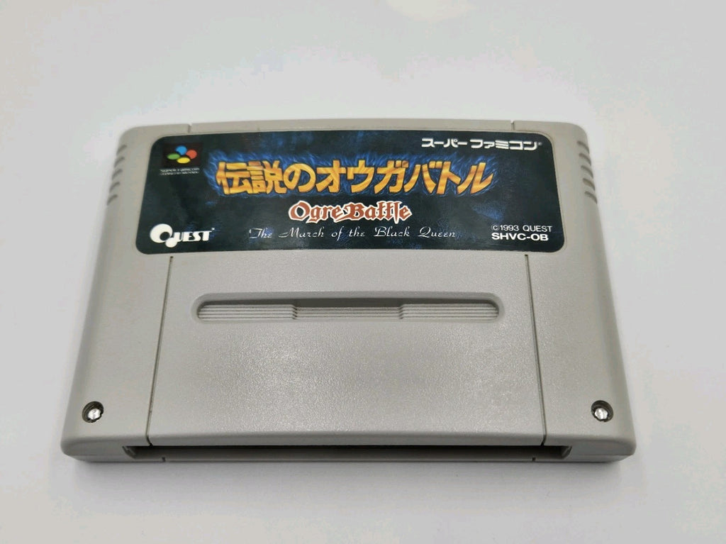 SFC Super Famicom Ogre Battle mit OVP und Anleitung Japan