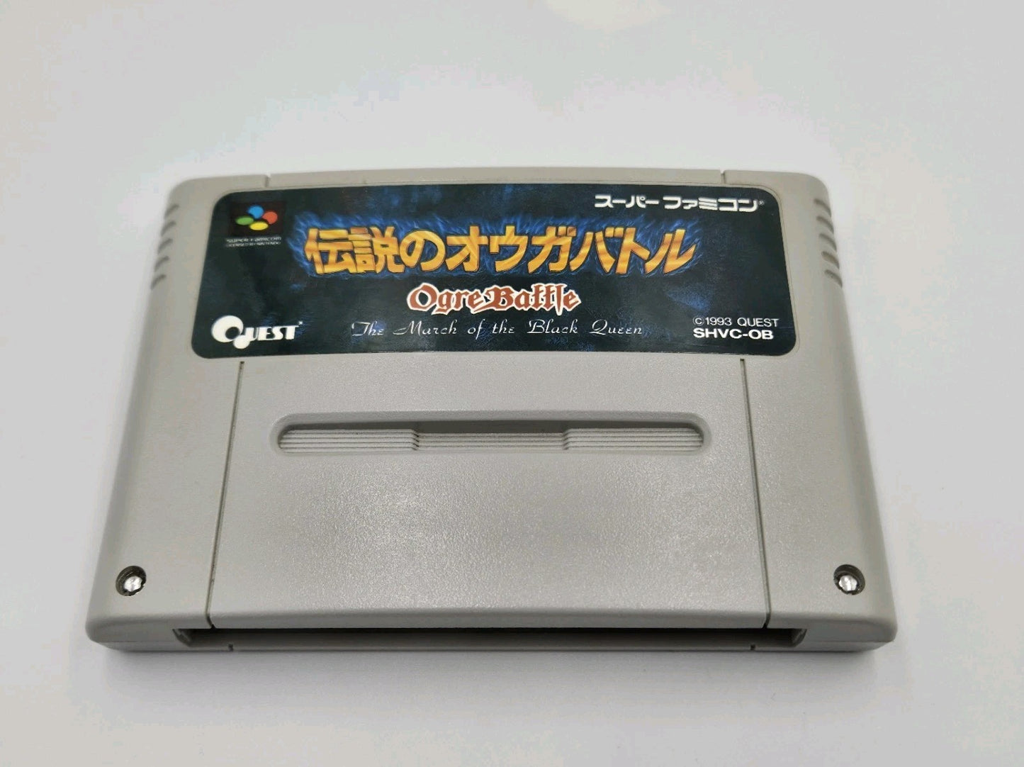 SFC Super Famicom Ogre Battle mit OVP und Anleitung Japan