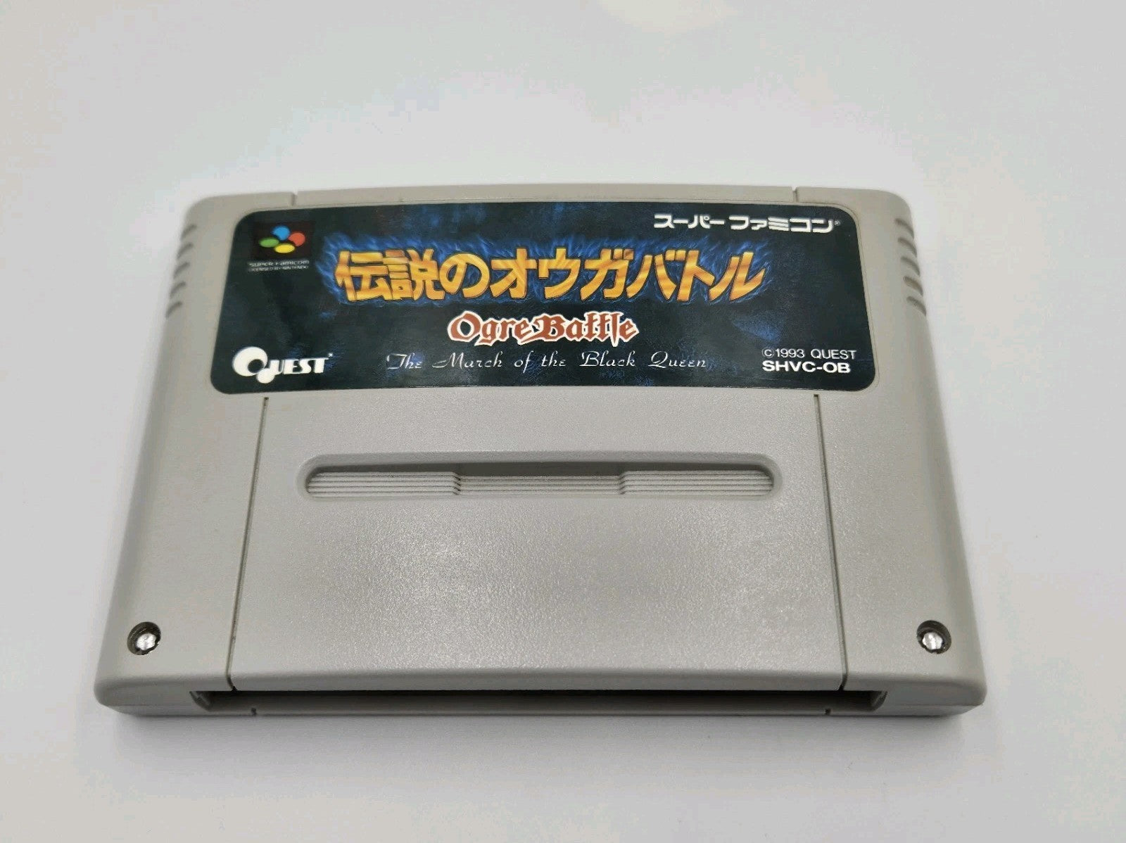 SFC Super Famicom Ogre Battle mit OVP und Anleitung Japan