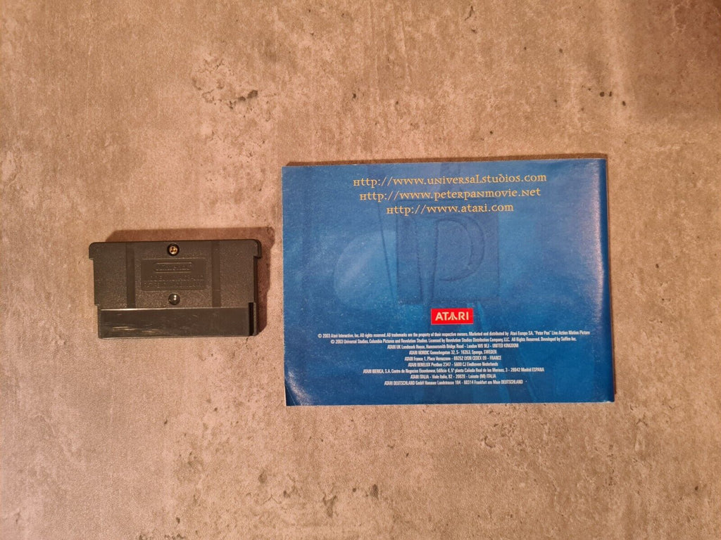 Gameboy Advance Peter Pan The Motion Picture Event mit OVP und Anleitung EUR - T-Retro-Games 