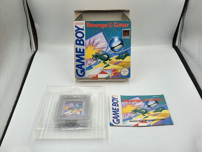Nintendo Game Boy Classic Spiel Revenge of the Gator mit OVP und Anleitung ITA