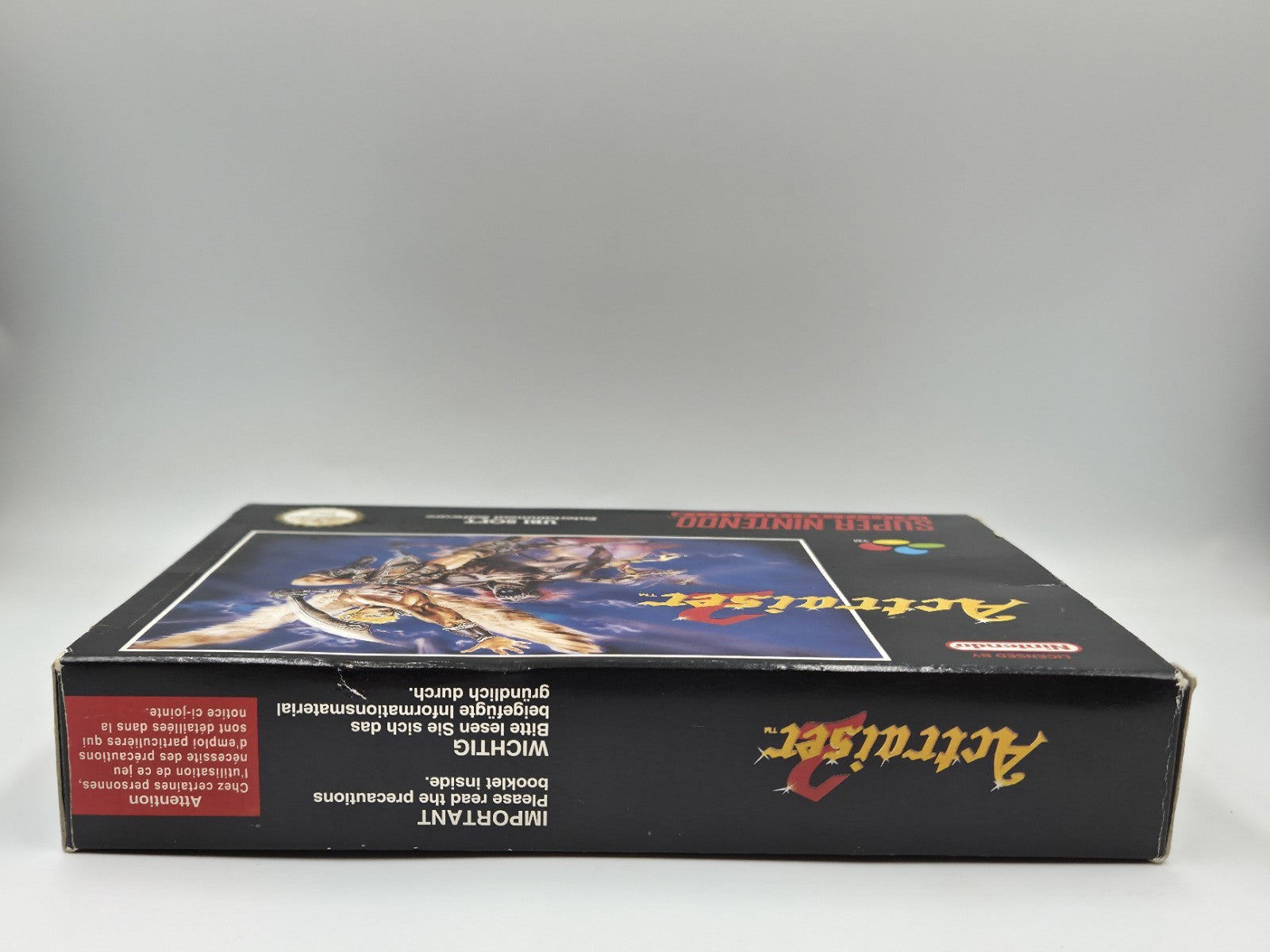 SNES Super Nintendo Spiel ActRaiser 2 mit OVP und Anleitung + Poster EUR