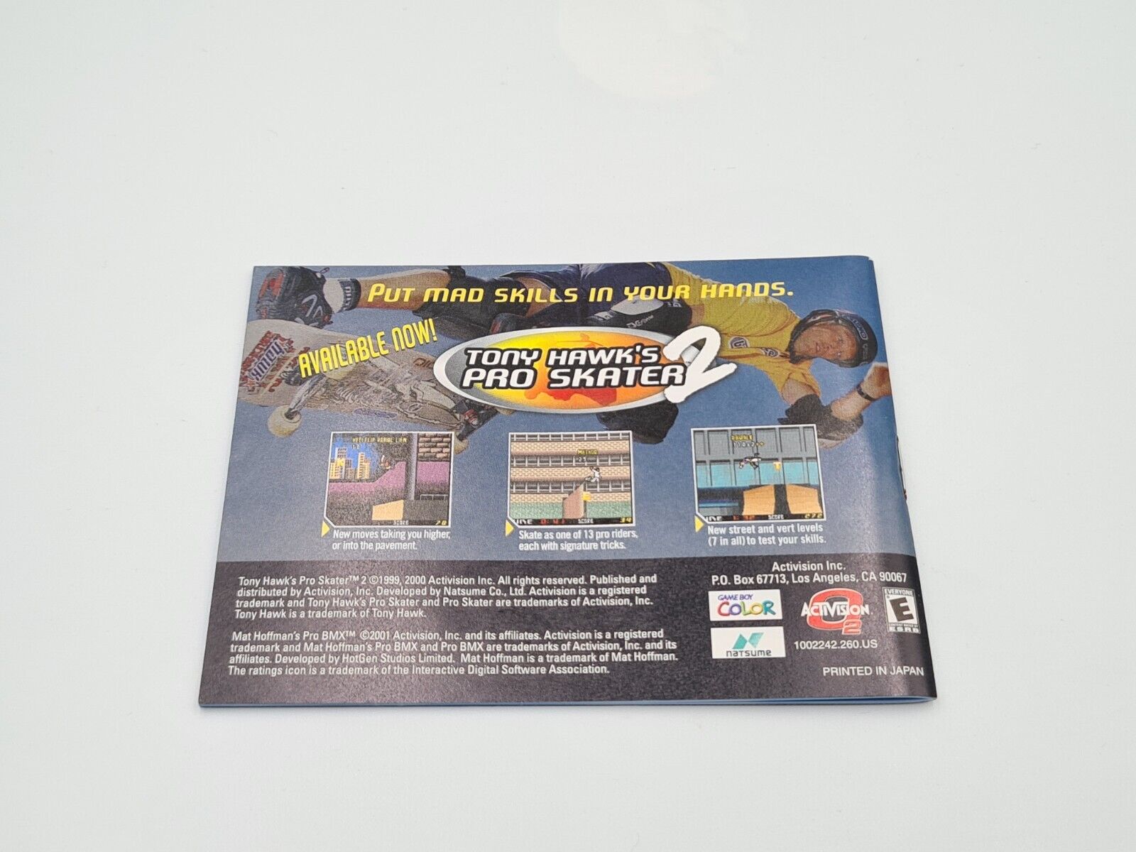 Nintendo Game Boy Color Mat Hoffman's Pro BMX mit OVP und Anleitung USA - T-Retro-Games 