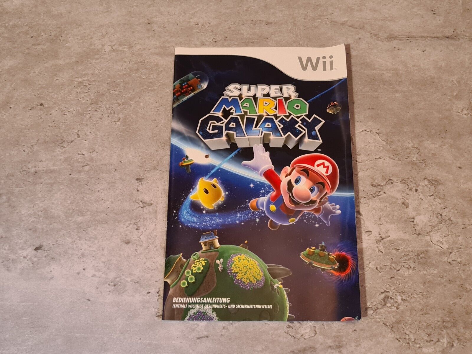 Nintendo Wii Spiel Super Mario Galaxy mit OVP und Anleitung NOE - T-Retro-Games 