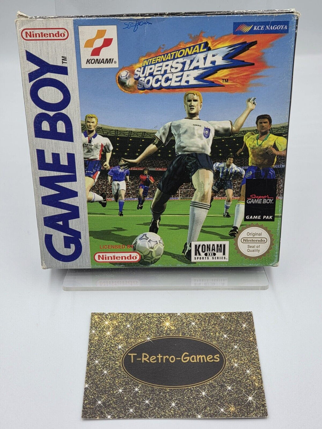 Nintendo Game Boy Classic International Superstar Soccer + OVP und Anleitung EUR - T-Retro-Games 