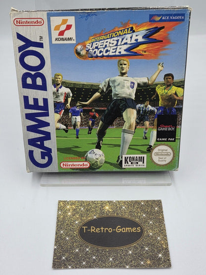 Nintendo Game Boy Classic International Superstar Soccer + OVP und Anleitung EUR - T-Retro-Games 