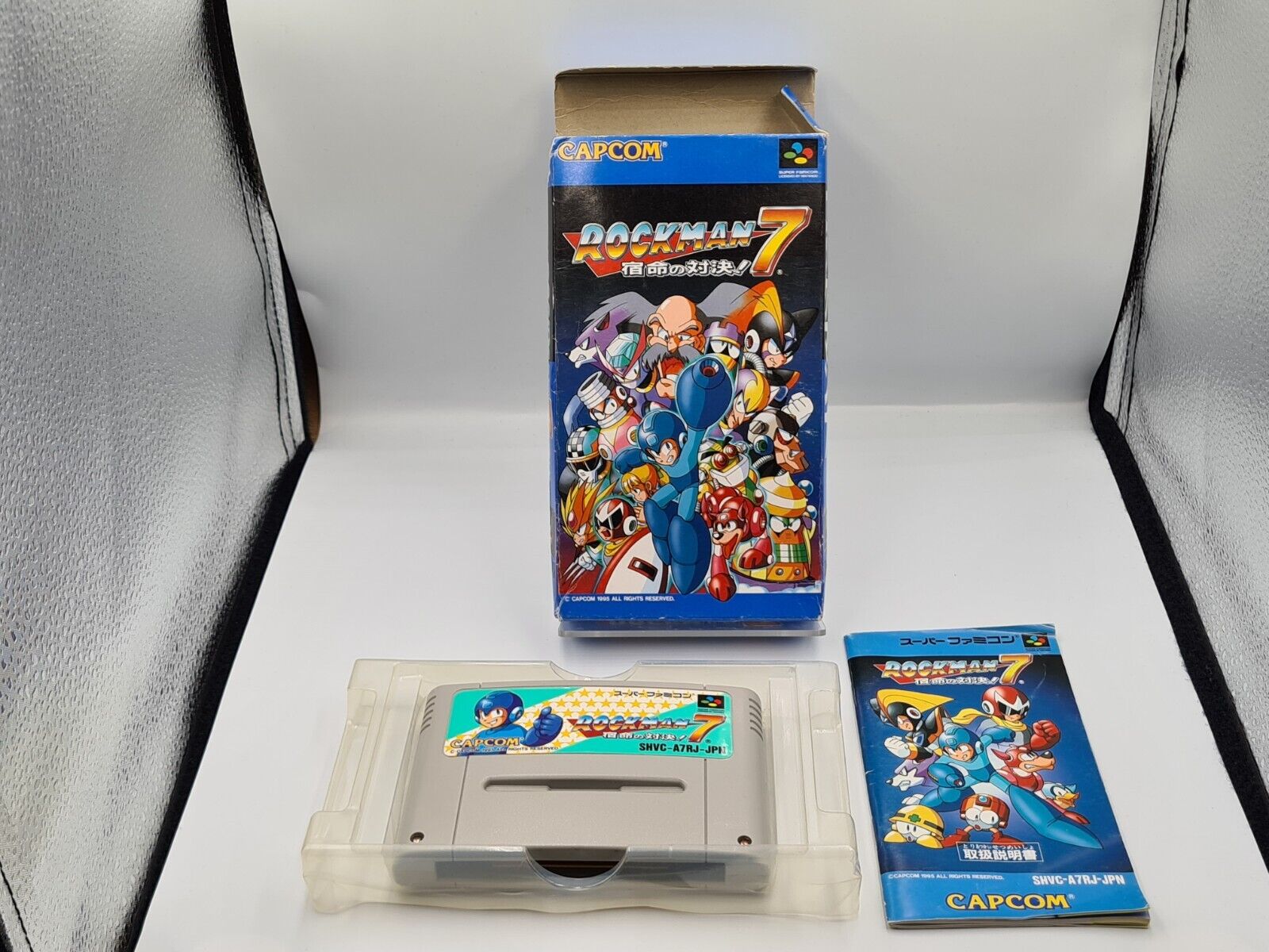 SFC Super Famicom Rockman 7 mit OVP und Anleitung Japan - T-Retro-Games 