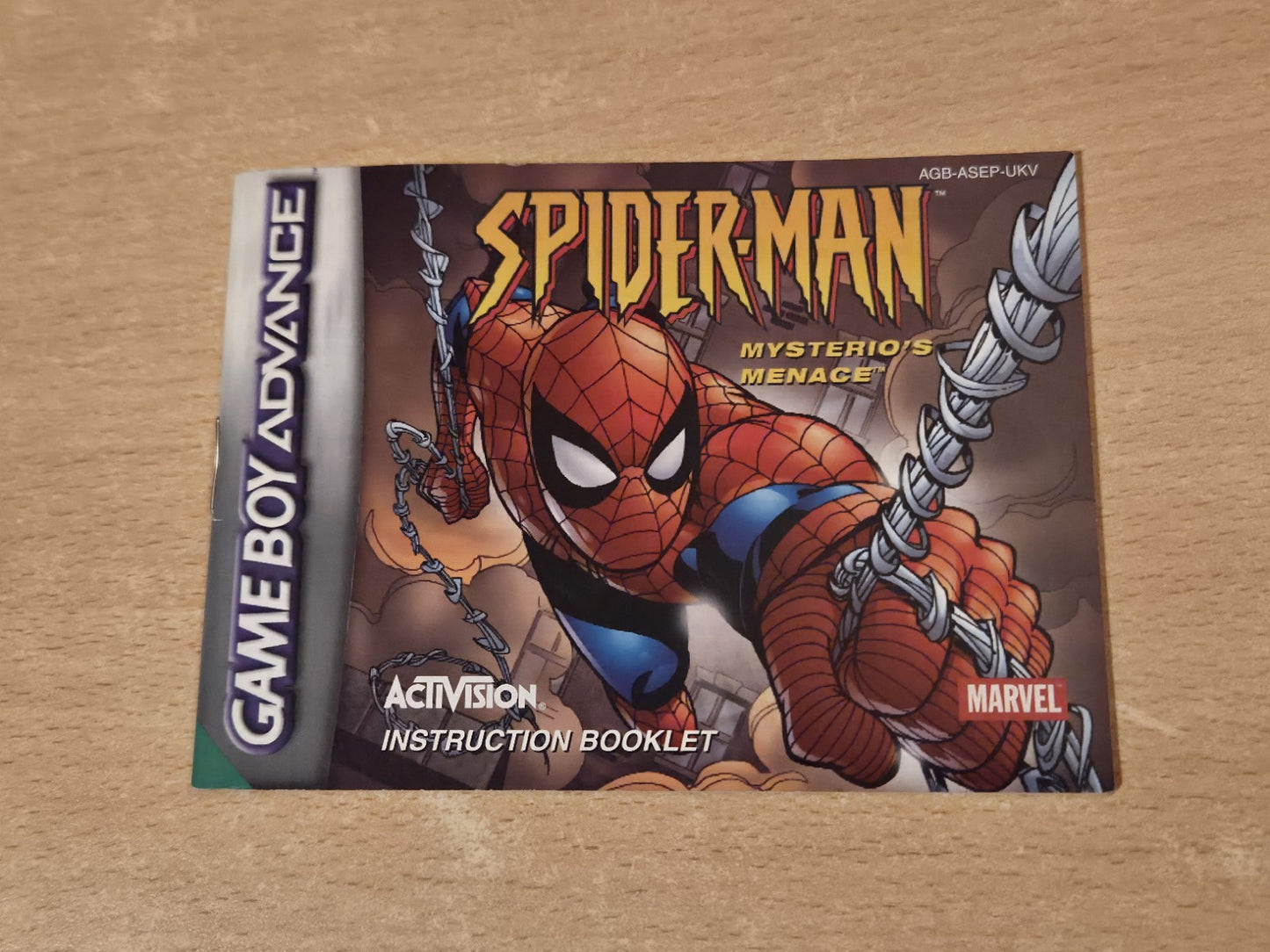 Nintendo Game Boy Advance Spider-Man Mysterio's Menace Spielanleitung UKV