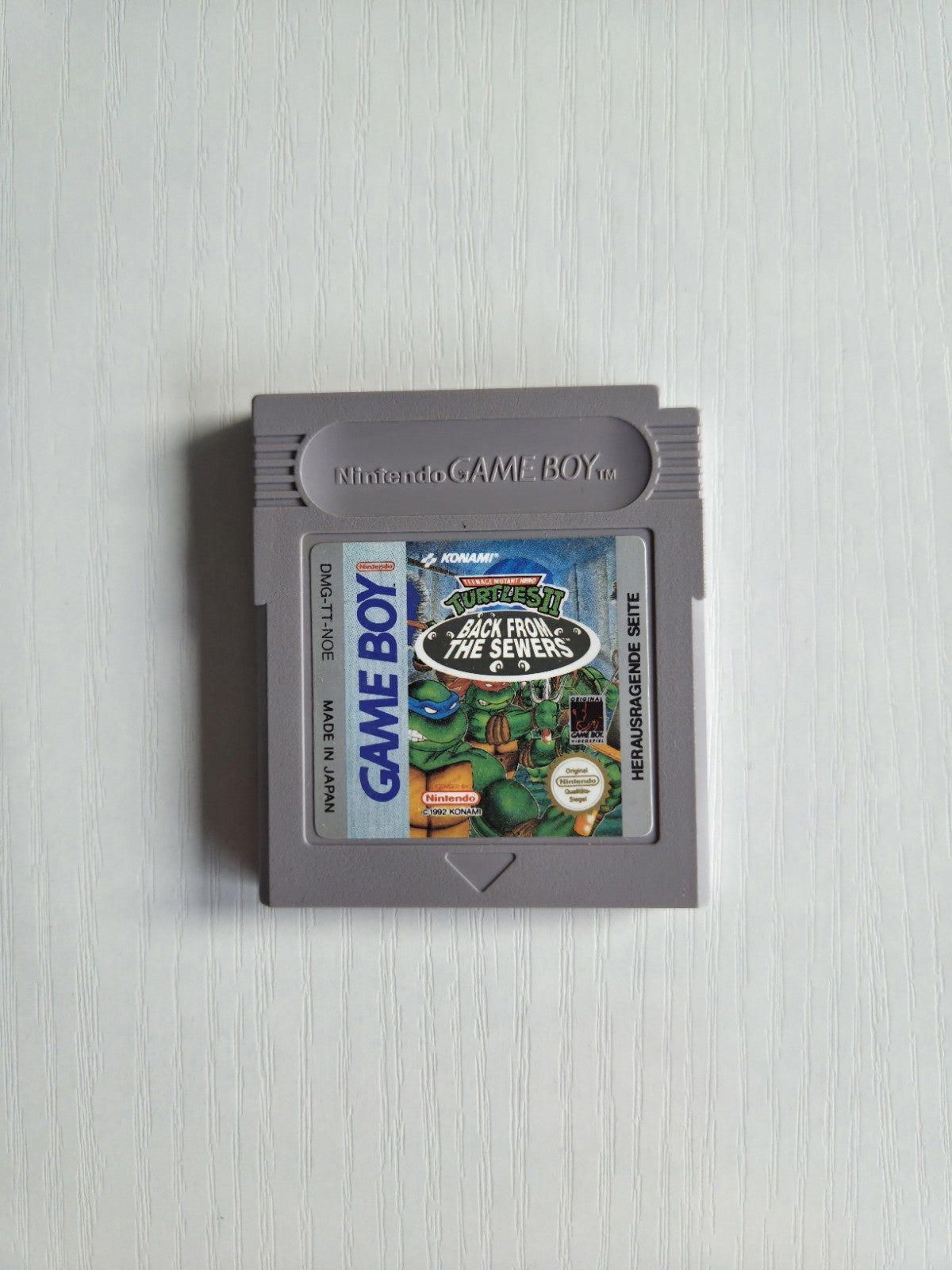 Nintendo Game Boy Classic Spiel Turtles II Back from The Sewers Modul NOE