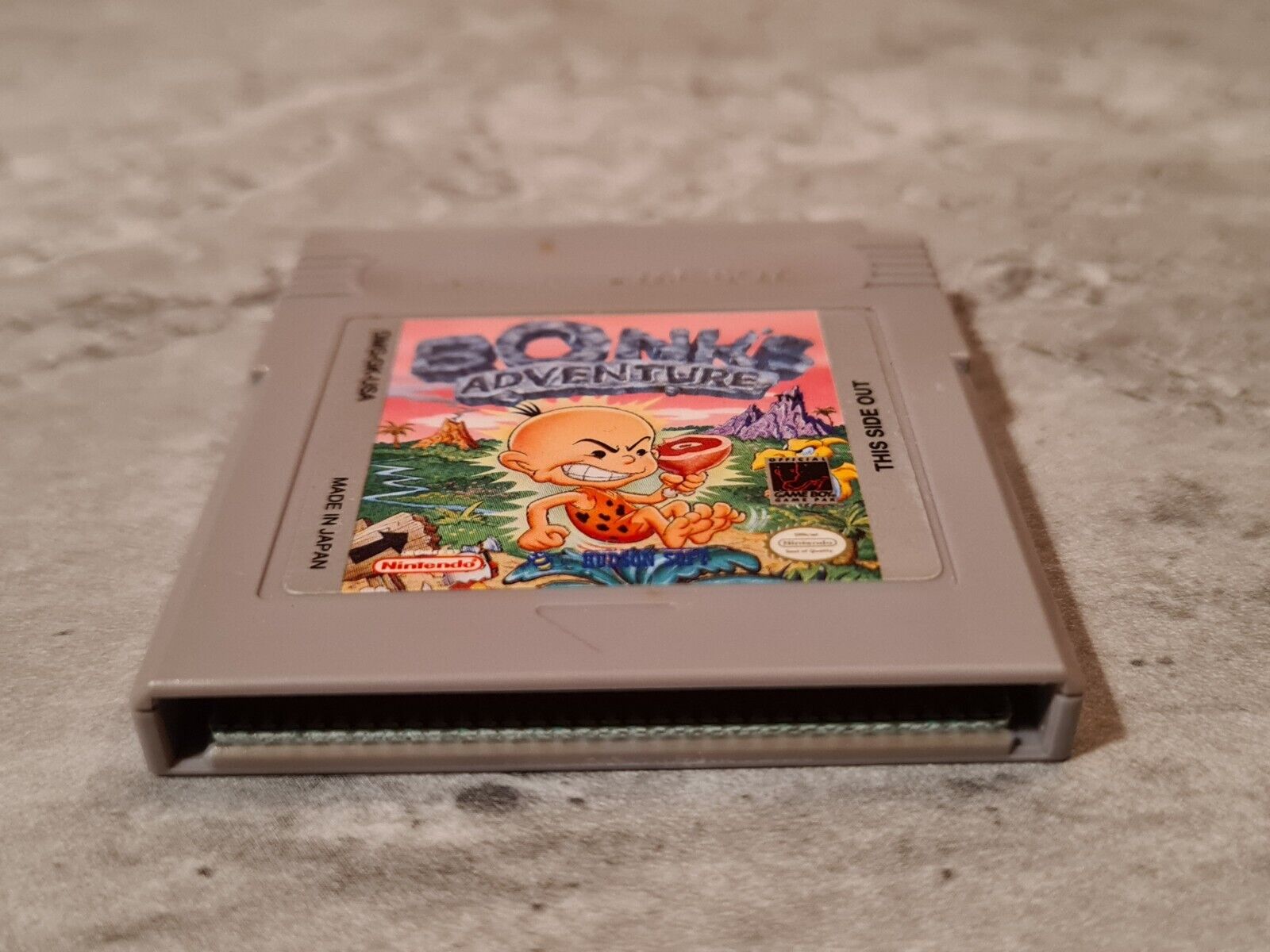 Nintendo Game Boy Classic Spiel Bonk's Adventure Modul USA - T-Retro-Games 