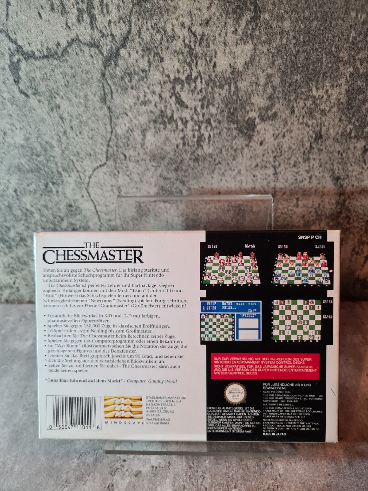 SNES Super Nintendo The Chessmaster mit OVP und Anleitung FRG - T-Retro-Games 