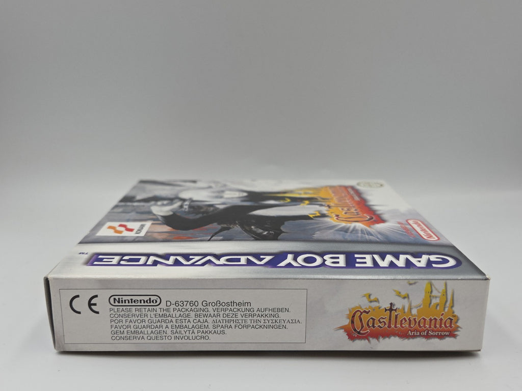 Nintendo Gameboy Advance Castlevania Aria of Sorrow + OVP+Anleitung + Poster EUR