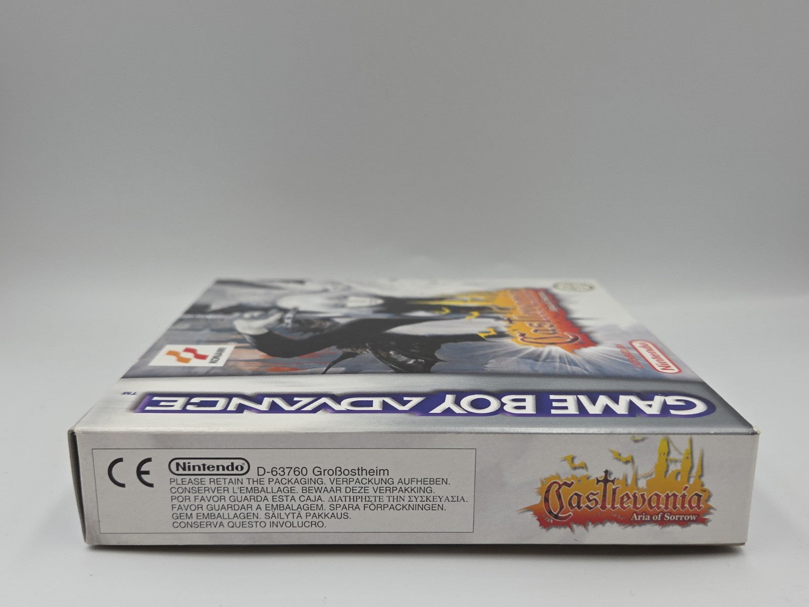 Nintendo Gameboy Advance Castlevania Aria of Sorrow + OVP+Anleitung + Poster EUR