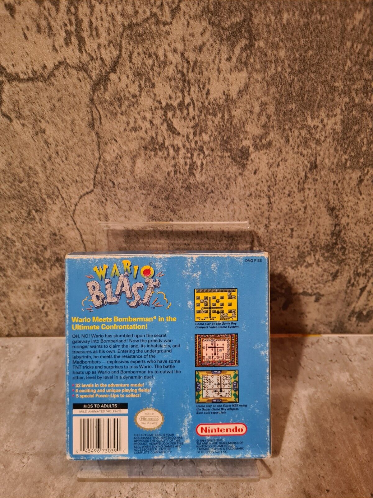 Nintendo Game Boy Classic Wario Blast mit OVP und Anleitung USA - T-Retro-Games 