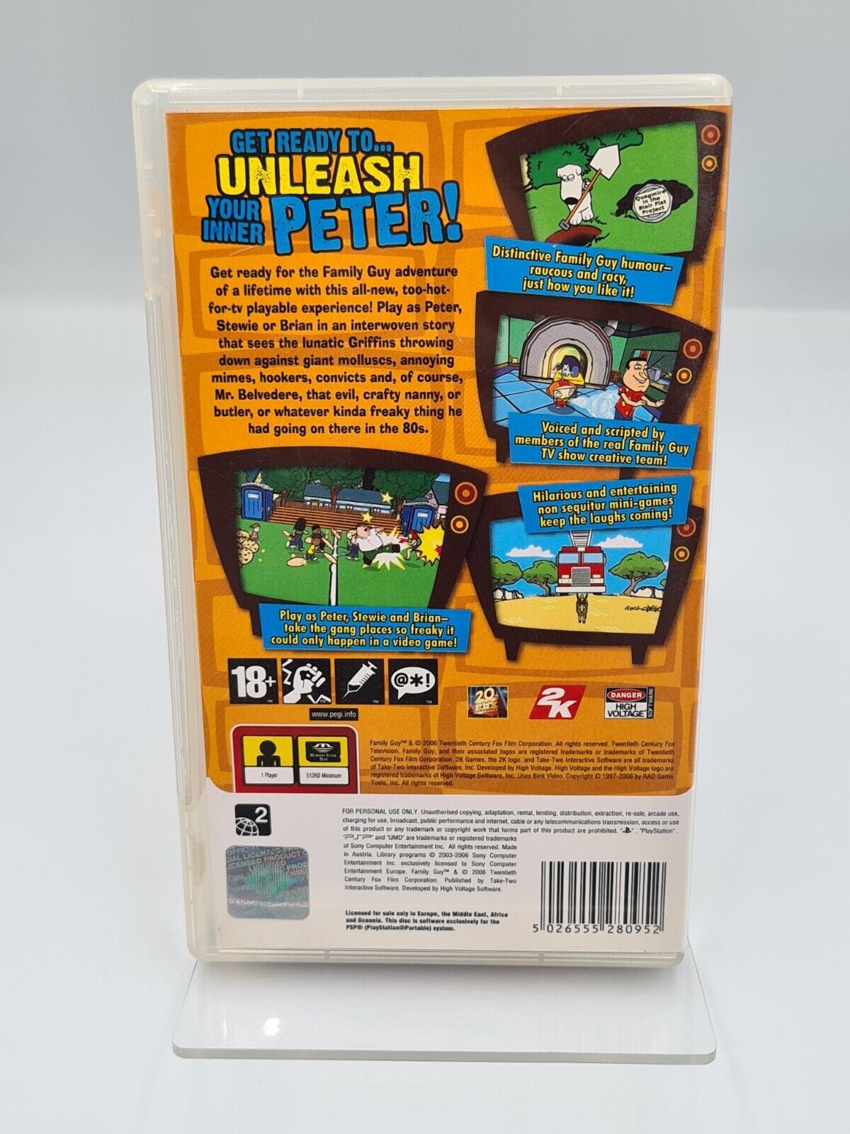 Sony PSP Spiel Family Guy Video Game! mit OVP und Anleitung Englisch - T-Retro-Games 