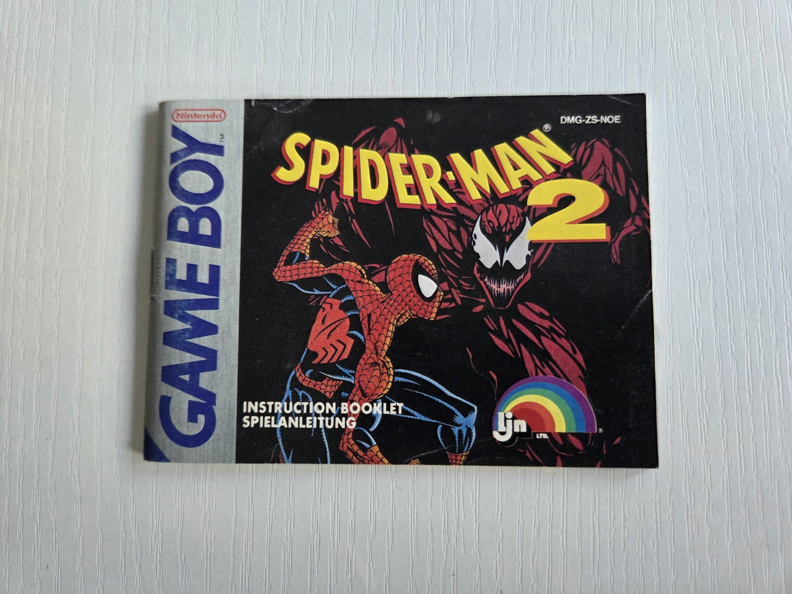 Nintendo Game Boy Classic Spider-Man 2 Spielanleitung Instruction Booklet NOE
