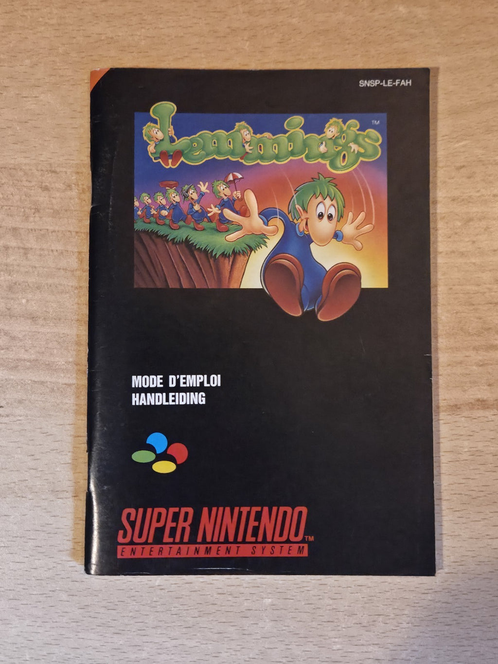 SNES Super Nintendo Lemmings Spielanleitung Instruction Booklet FAH