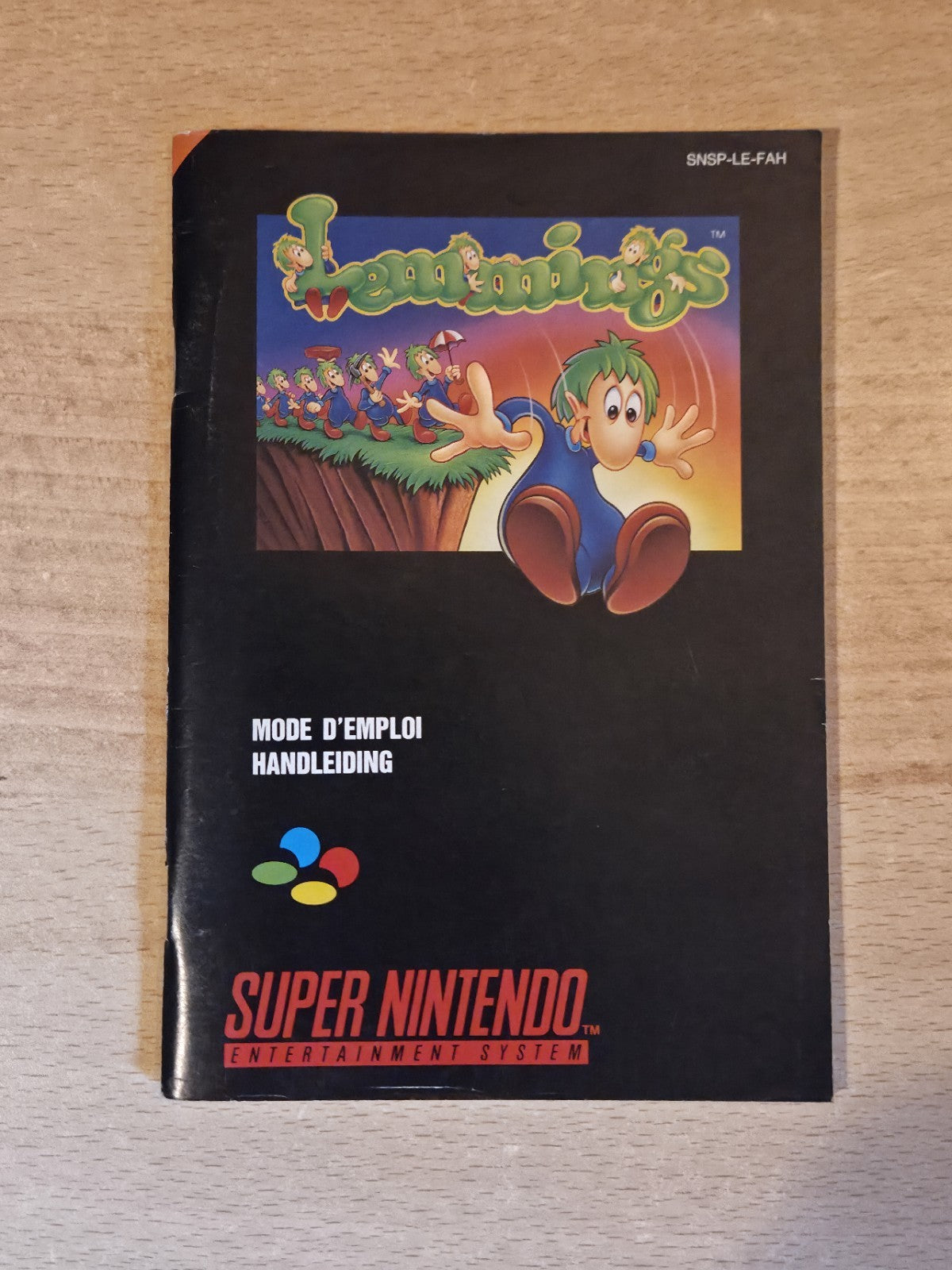 SNES Super Nintendo Lemmings Spielanleitung Instruction Booklet FAH
